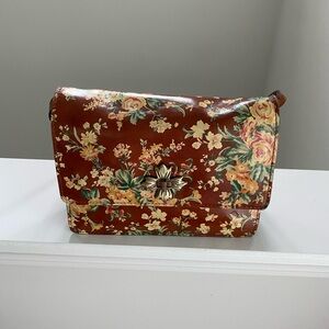 Patricia Nash Leather Floral Crossbody Purse